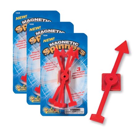 PRIMARY CONCEPTS Magnetic Spinners, PK9 PC-1828